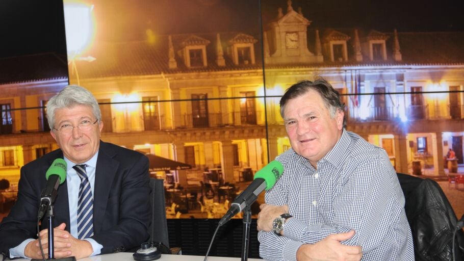 Jos&eacute; Antonio Camacho y Enrique Cerezo, en El Transistor.