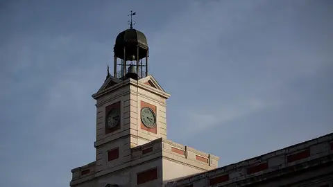 El reloj de la Puerta del Sol de Madrid El reloj de la Puerta del Sol de Madrid