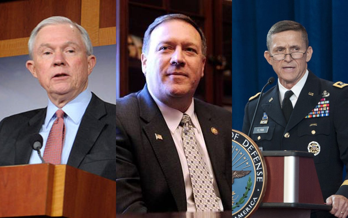 Trump anuncia a Sessions como fiscal general y a Pompeo como director de la CIA Trump anuncia a Sessions como fiscal general y a Pompeo como director de la CIA