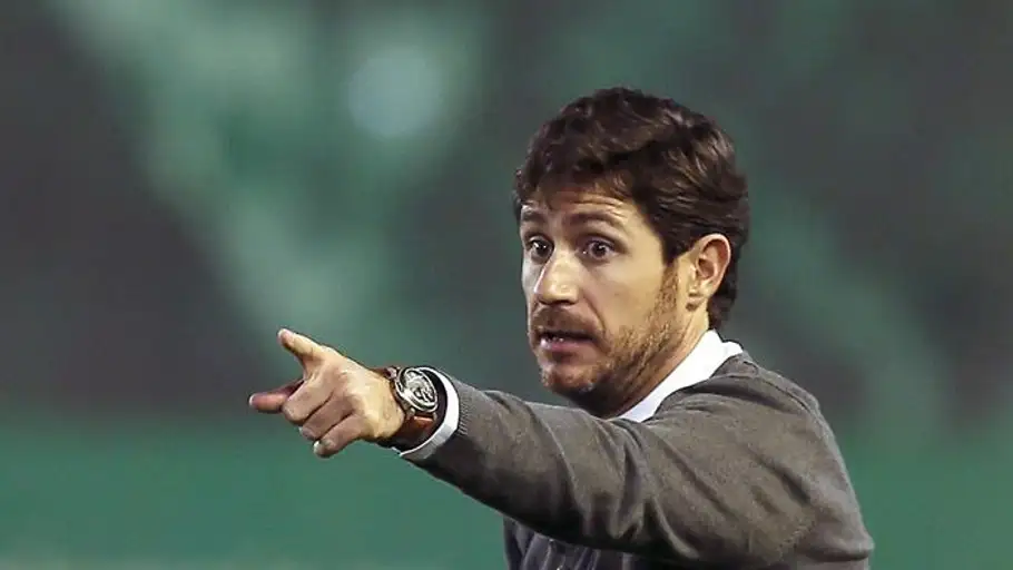 El entrenador del Betis, Víctor Sánchez del Amo. El entrenador del Betis, Víctor Sánchez del Amo.