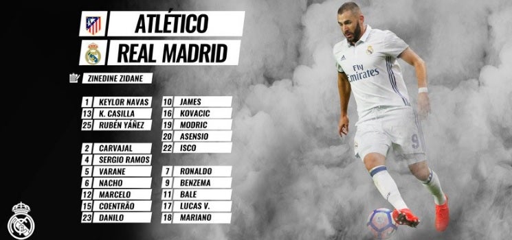 Benzema entra en la convocatoria para el derbi; Casemiro y Pepe son baja Benzema entra en la convocatoria para el derbi; Casemiro y Pepe son baja