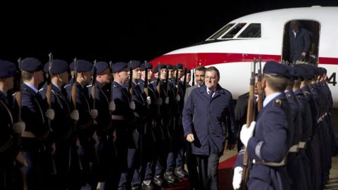 Rajoy, a su llegada a Berl&iacute;n