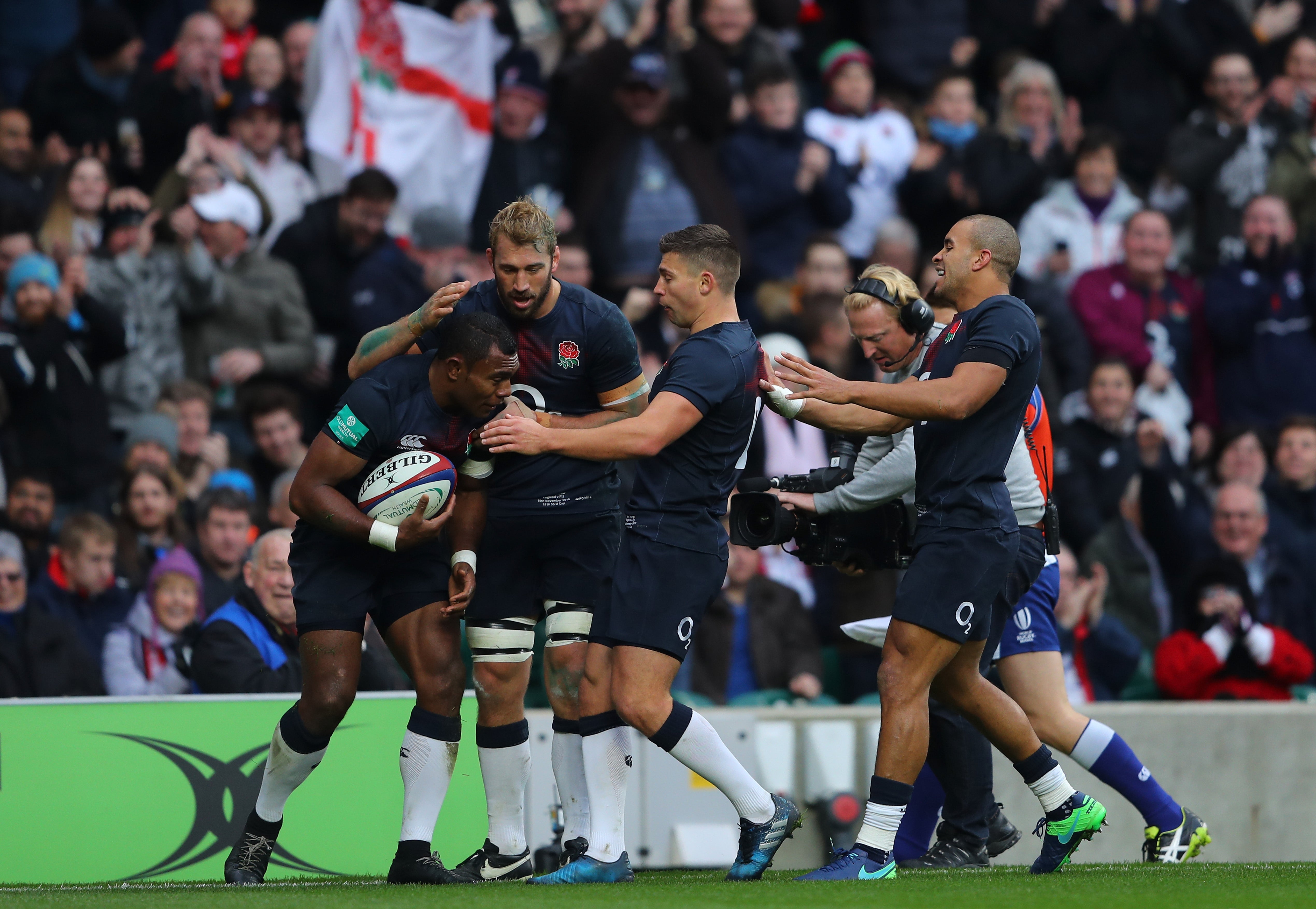 Inglaterra arrolla a Fiji con nueve ensayos en Twickenham Inglaterra arrolla a Fiji con nueve ensayos en Twickenham