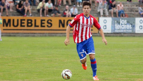 Jorge Mer&eacute;, defensa del Sporting