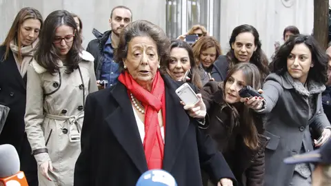 La senadora y exalcaldesa de Valencia por el PP, Rita Barberá La senadora y exalcaldesa de Valencia por el PP, Rita Barberá