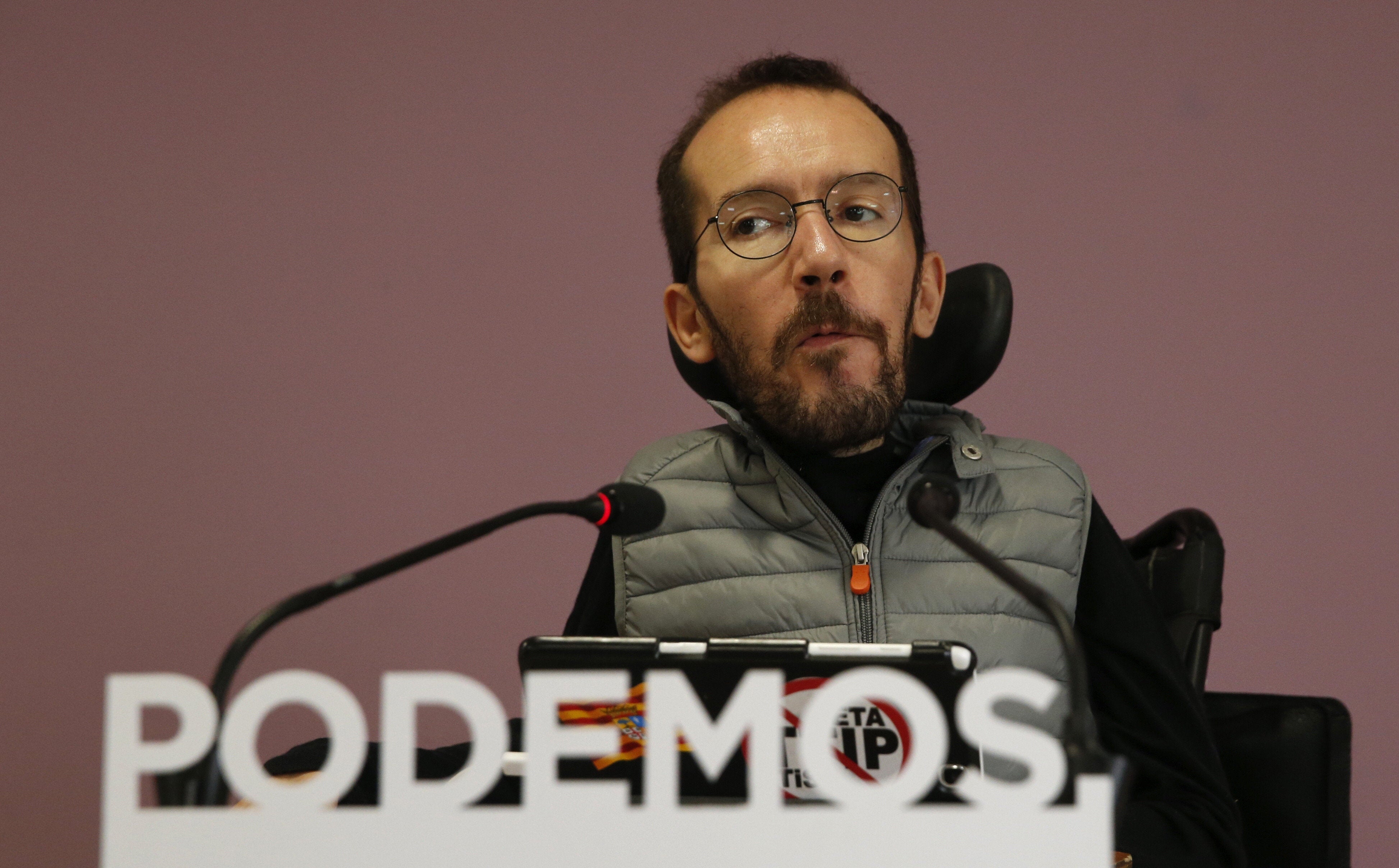 Echenique: "El PSOE está más preocupado de unas nuevas elecciones que de la gente" Echenique: "El PSOE está más preocupado de unas nuevas elecciones que de la gente"