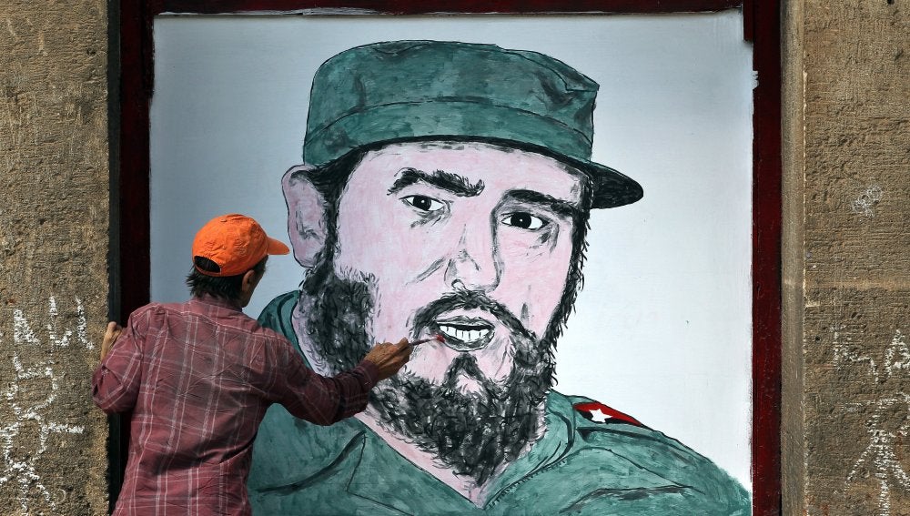 Dibujo de Fidel Castro