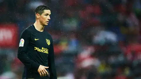 Fernando Torres, en un partido del Atlético de Madrid Fernando Torres, en un partido del Atlético de Madrid