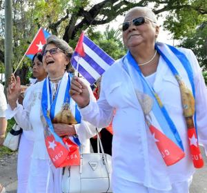 Integrantes del movimiento opositor cubano Damas de Blanco Integrantes del movimiento opositor cubano Damas de Blanco