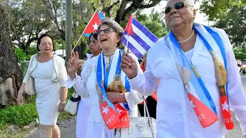 Integrantes del movimiento opositor cubano Damas de Blanco Integrantes del movimiento opositor cubano Damas de Blanco