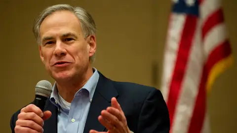 El gobernador de Texas, Greg Abbott El gobernador de Texas, Greg Abbott