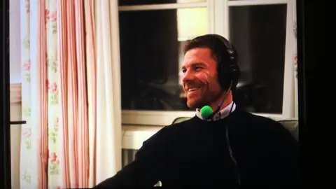 Xabi Alonso, en Onda Cero. Xabi Alonso, en Onda Cero.