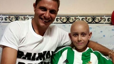 Joaqu&iacute;n con Jos&eacute; Antonio, el ni&ntilde;o con leucemia