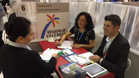 Visitelche y la AETE, presentes en la IBTM de Barcelona. Feria de turismo