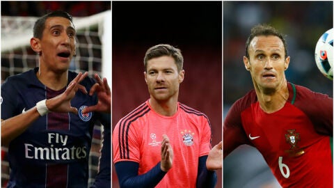 &Aacute;ngel di Mar&iacute;a, Xabi Alonso y Carvalho