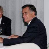 Romney, en su reunión con Trump el pasado 29 de noviembre.