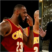LeBron James y Donald Trump LeBron James y Donald Trump