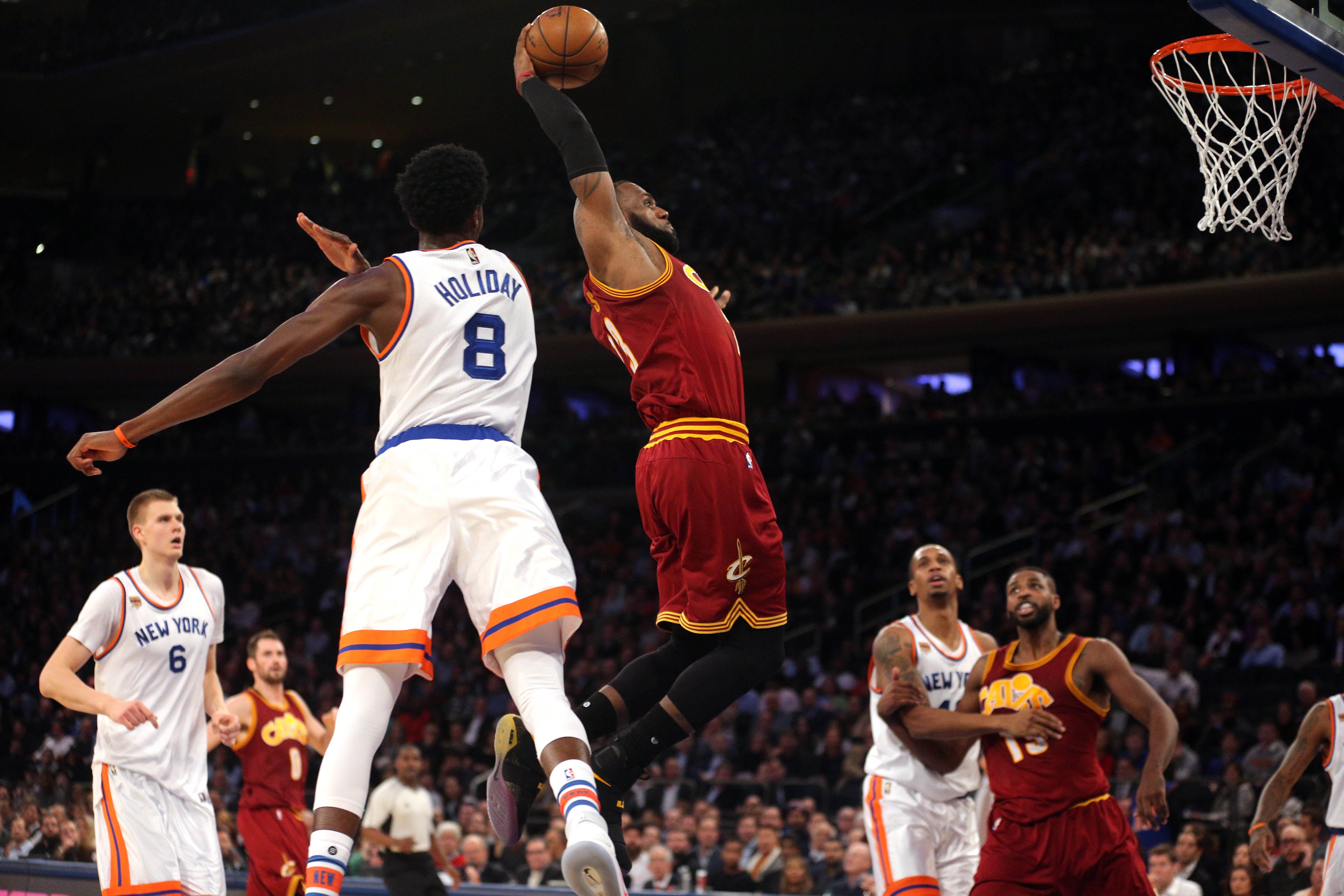 Los Cavaliers de LeBron James se pasean en la 'Gran Manzana' ante los Knicks de un desaparecido Carmelo Anthony Los Cavaliers de LeBron James se pasean en la 'Gran Manzana' ante los Knicks de un desaparecido Carmelo Anthony