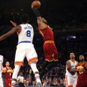 LeBron James, volando en el Madison Square Garden