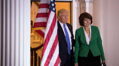 Cathy McMorris y Donald Trump