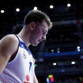 Luka Doncic, durante un partido con el Real Madrid