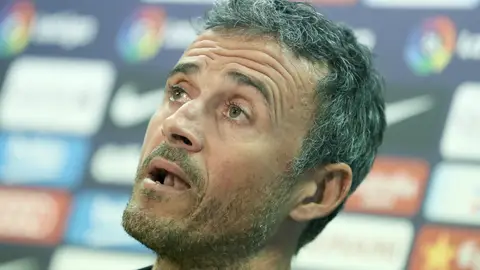 Luis Enrique, en rueda de prensa Luis Enrique, en rueda de prensa