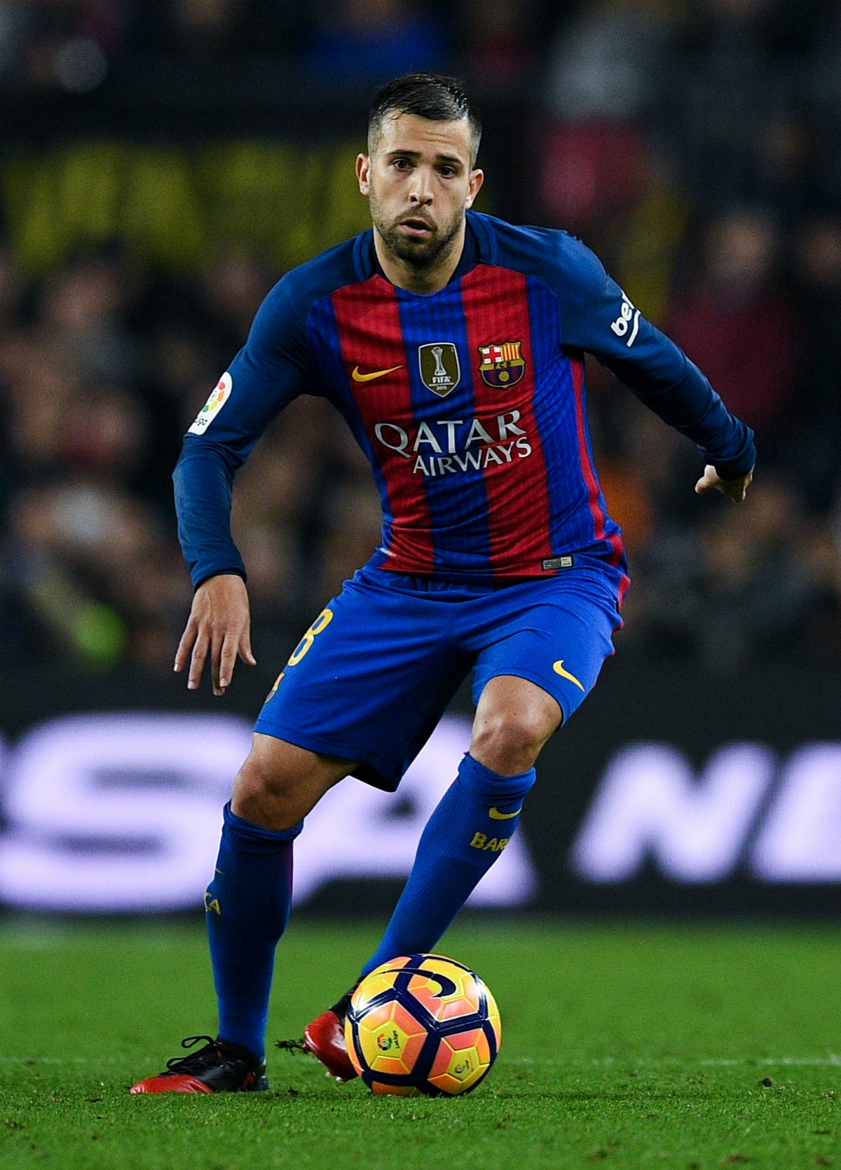 Jordi Alba: "Me veo a mí y no a otro en el lateral izquierdo" Jordi Alba: "Me veo a mí y no a otro en el lateral izquierdo"