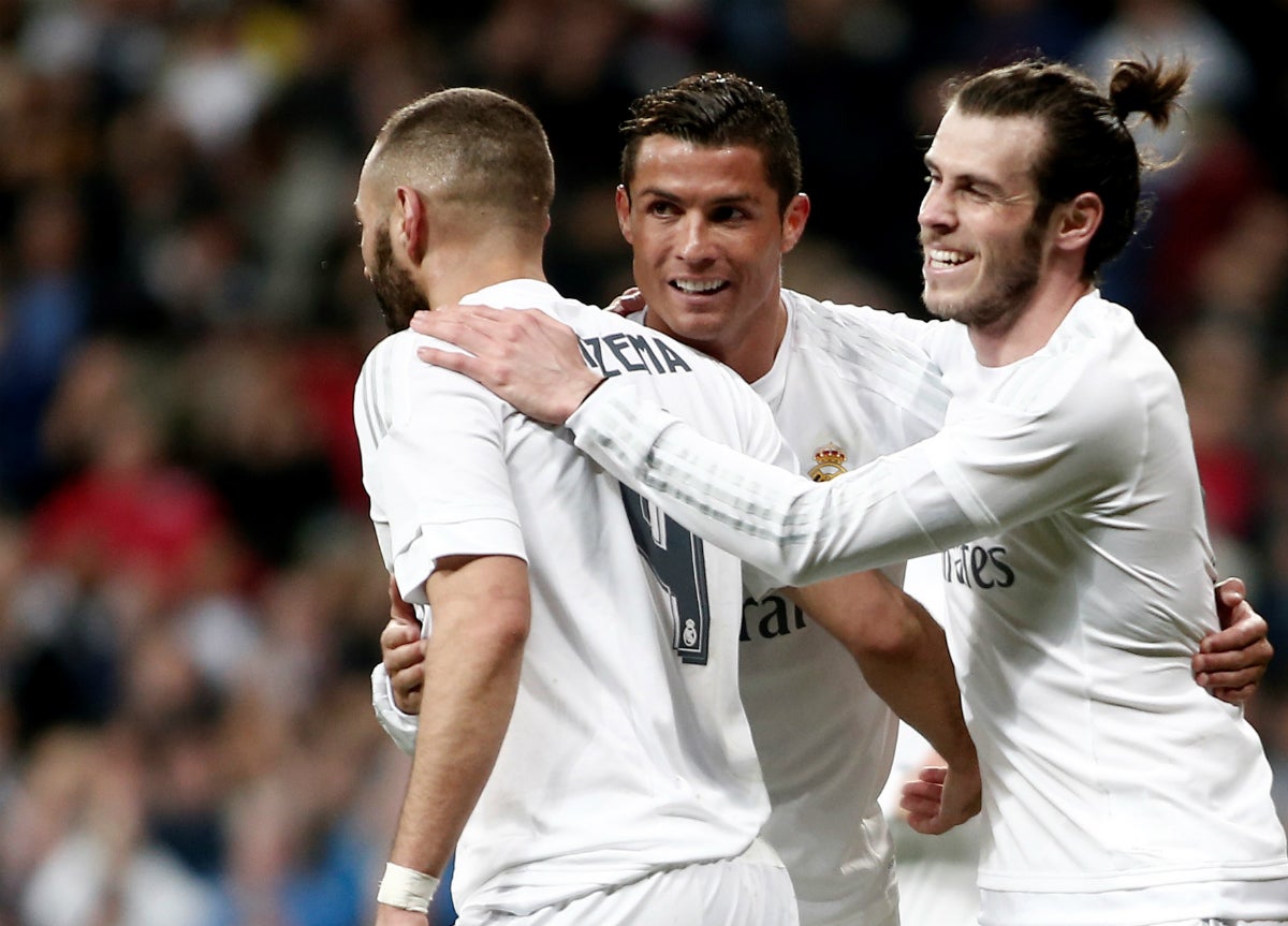 Bale, Benzema y Cristiano vuelven a coincidir en un partido oficial nueve meses después Bale, Benzema y Cristiano vuelven a coincidir en un partido oficial nueve meses después