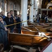 Imágenes de cómo ha quedado la iglesia de El Cairo