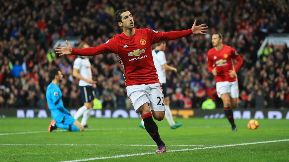 Un gol de Mkhitaryan da el triunfo al Manchester United de Mourinho contra el Tottenham Un gol de Mkhitaryan da el triunfo al Manchester United de Mourinho contra el Tottenham