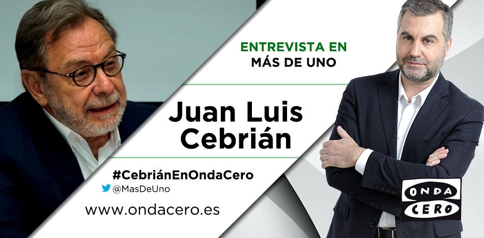Juan Luis Cebrián presenta en Más de uno su libro ‘Primera página. Vida de un periodista’ Juan Luis Cebrián presenta en Más de uno su libro ‘Primera página. Vida de un periodista’