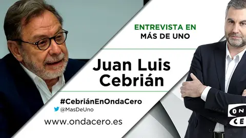 Juan Luis Cebrián en Más de uno Juan Luis Cebrián en Más de uno