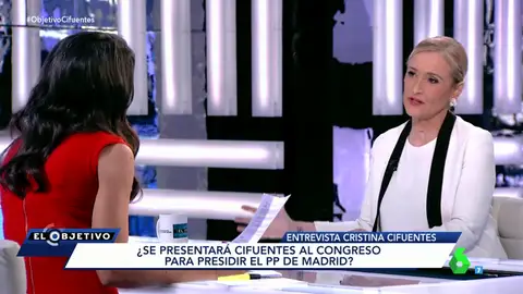 Cristina Cifuentes en El Objetivo Cristina Cifuentes en El Objetivo