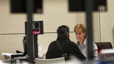 Interior de una oficina del INEM