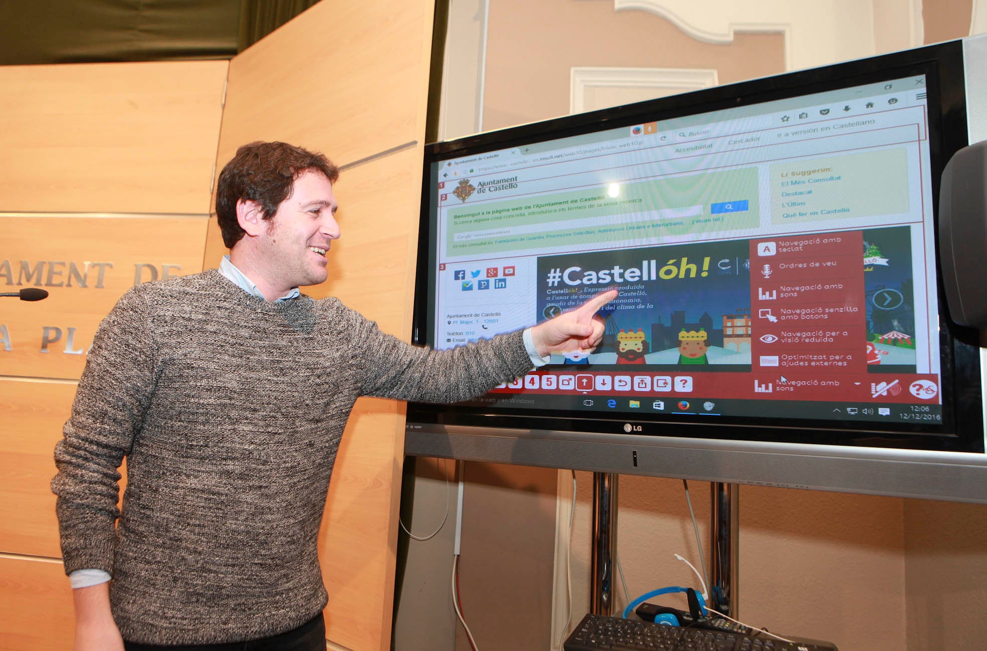 Castellón pone en marcha la accesibilidad web para todas las personas con discapacidad Castellón pone en marcha la accesibilidad web para todas las personas con discapacidad