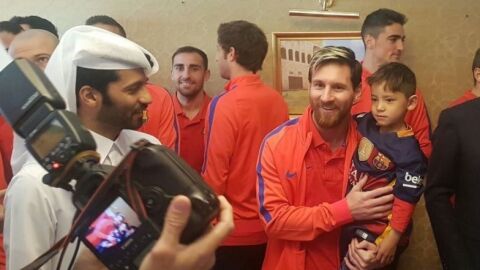 Leo Messi se saca una fotograf&iacute;a junto a Murtaza