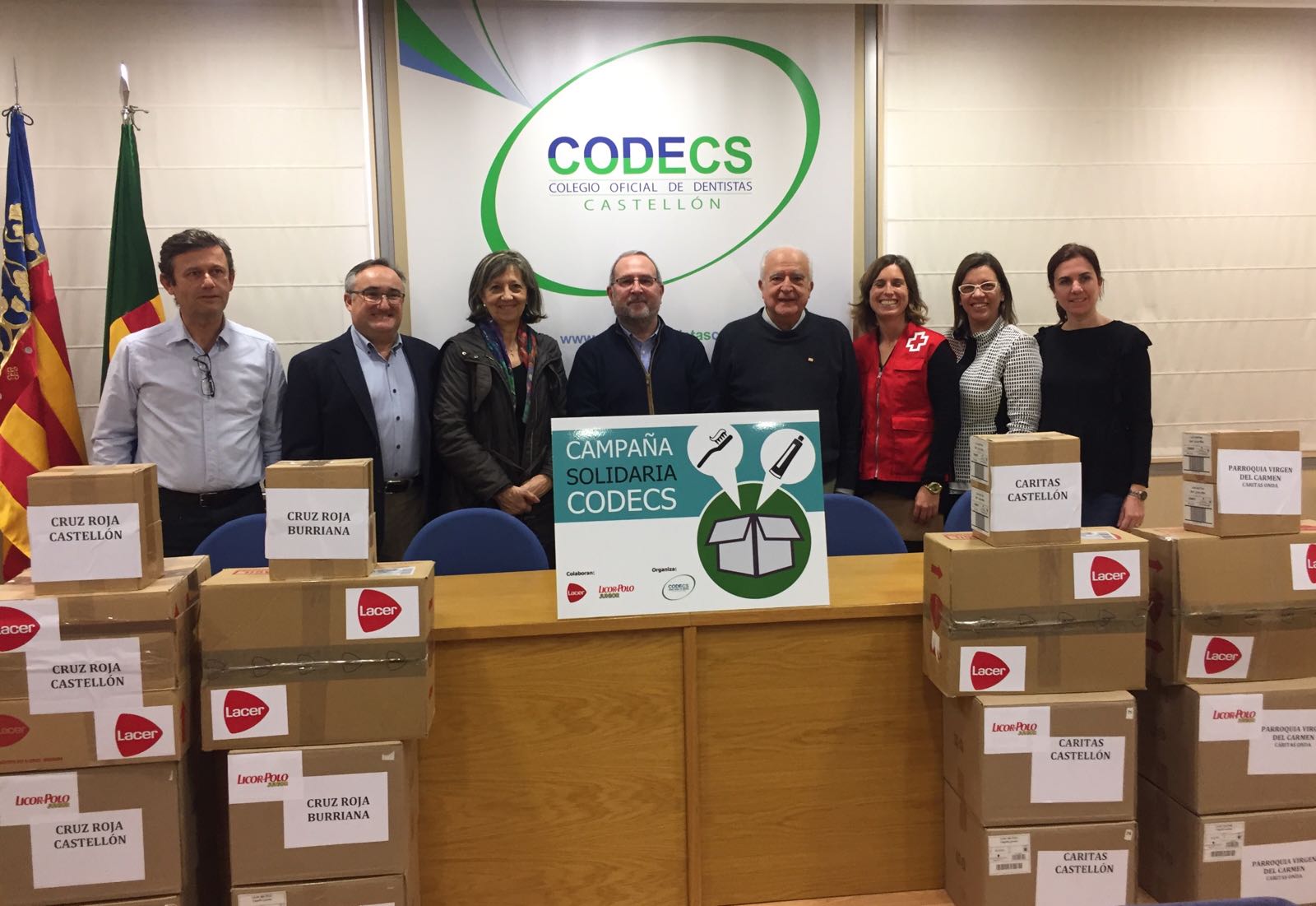 CODECS entrega 600 lotes de material bucodental a cuatro entidades CODECS entrega 600 lotes de material bucodental a cuatro entidades