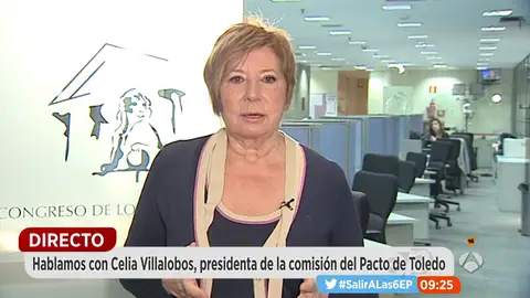 Celia Villalobos, presidenta de la comisión del Pacto de Toledo Celia Villalobos, presidenta de la comisión del Pacto de Toledo