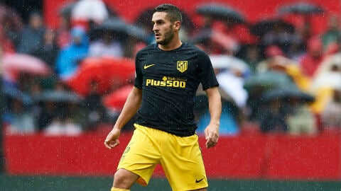 Koke en un partido con el Atl&eacute;tico de Madrid
