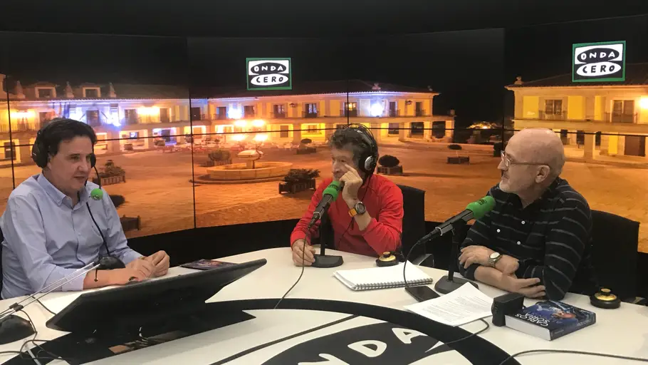 Carlos Soria en El Transistor con De la Morena y Sebastián Álvaro. Carlos Soria en El Transistor con De la Morena y Sebastián Álvaro.