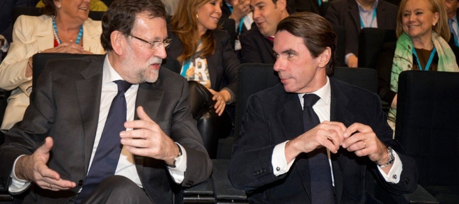 Rajoy y Aznar en un acto Rajoy y Aznar en un acto
