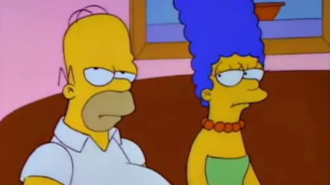 Homer y Marge, de Los Simpson Homer y Marge, de Los Simpson