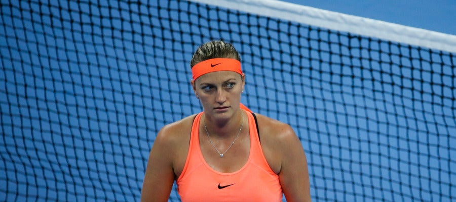 La tenista checa Petra Kvitova, durante un partido La tenista checa Petra Kvitova, durante un partido