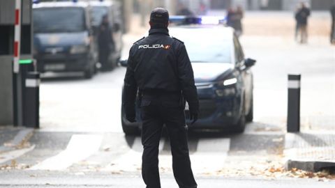 Imagen de archivo de un polic&iacute;a nacional