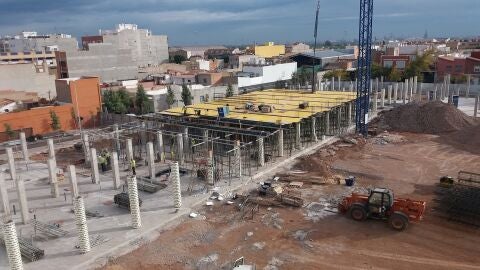 Las obras del colegio Regina Violant de Almassora.