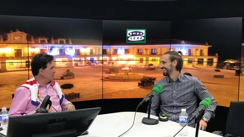 Borja Fernández con José Ramón de la Morena. Borja Fernández con José Ramón de la Morena.