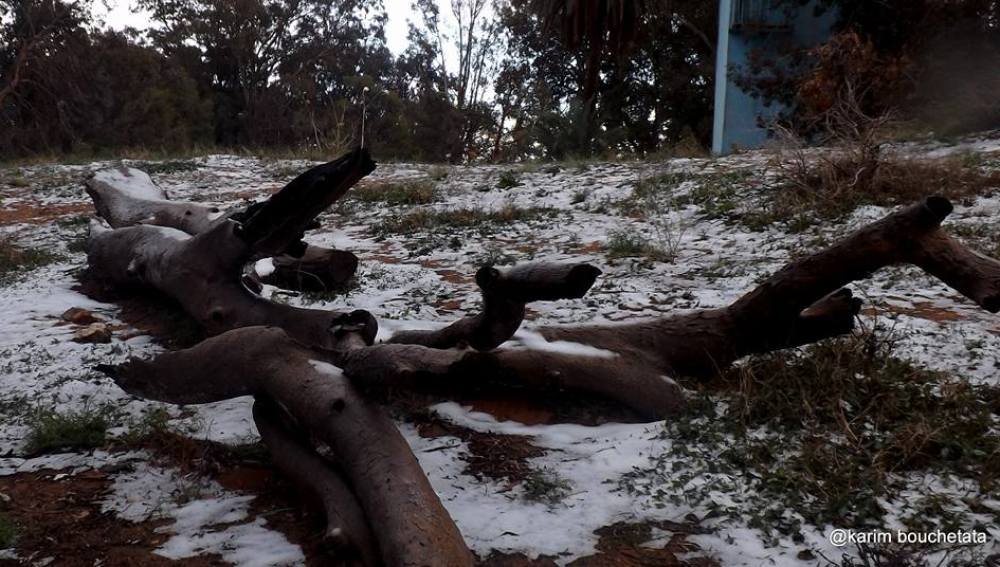 Imagen del Sahara nevado
