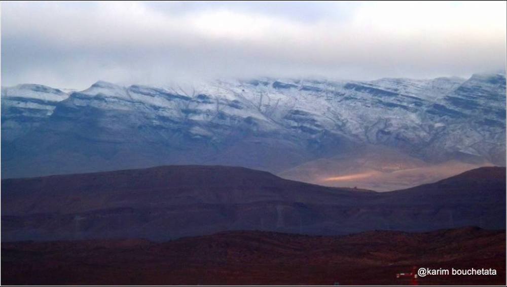 Imagen del Sahara nevado