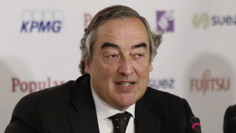 Joan Rosell ante los medios