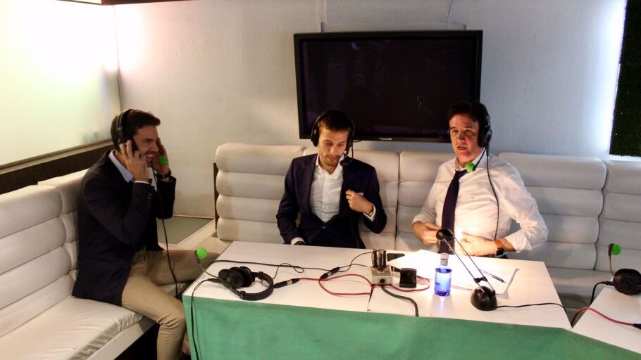 Canales y Xabi Prieto en El Transistor